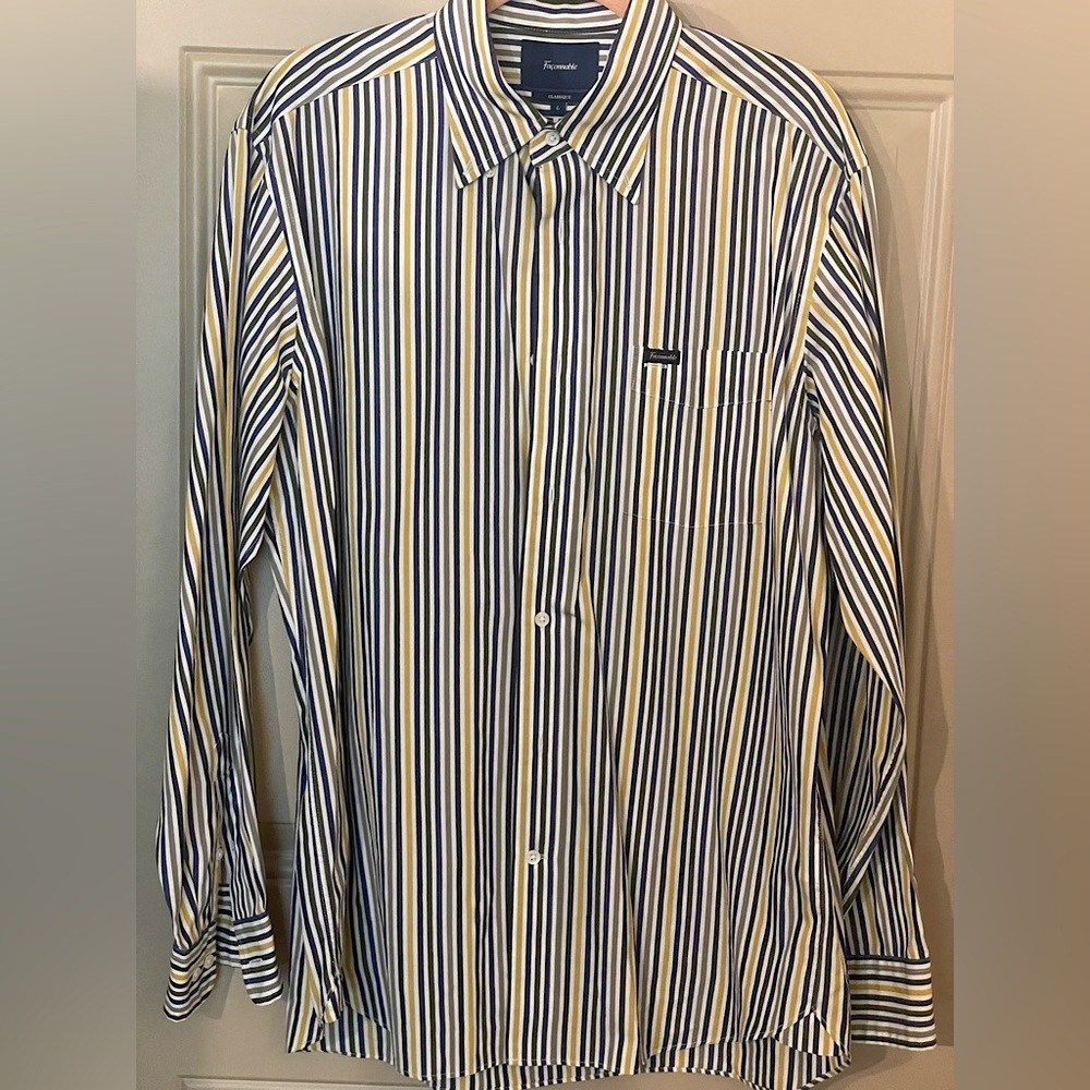Façconable Classique Stripped Dress Shirt - Picture 2 of 7